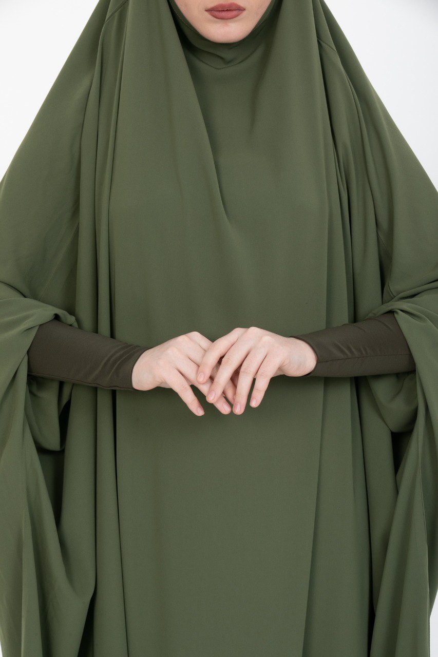 Lüks Medine İpeği Boydan Hijab Cilbab